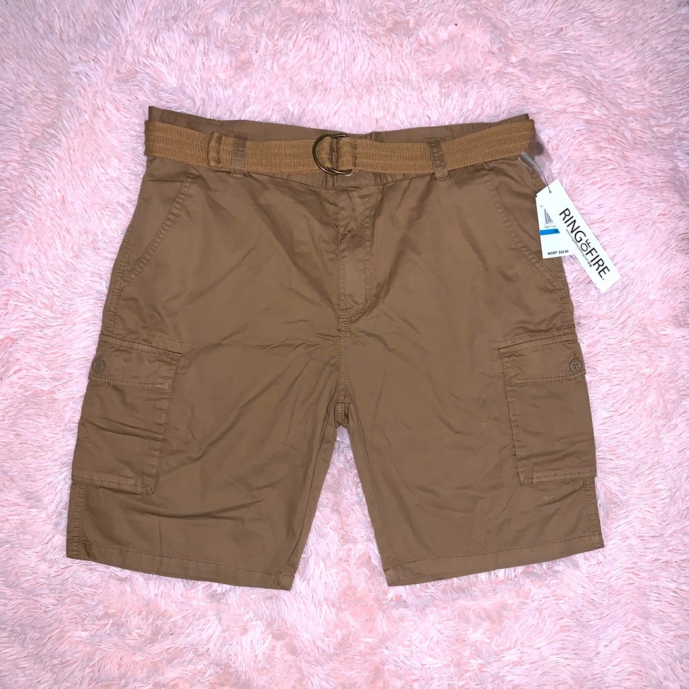 Tan Men Shorts